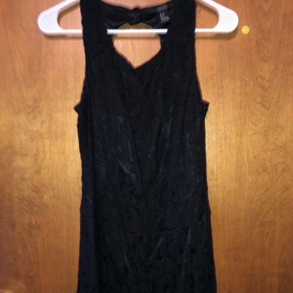 Black lace romper